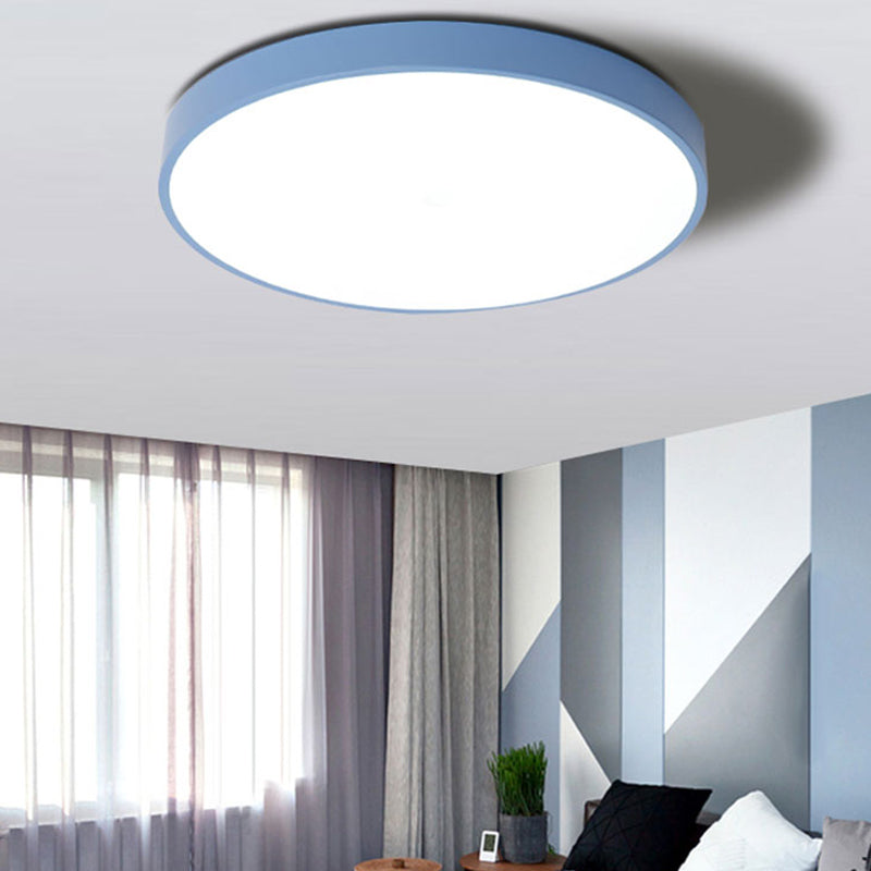 Colorful Flush Mount Ceiling Lamp Nordic Style LED Flush Mount Lighting for Bedroom