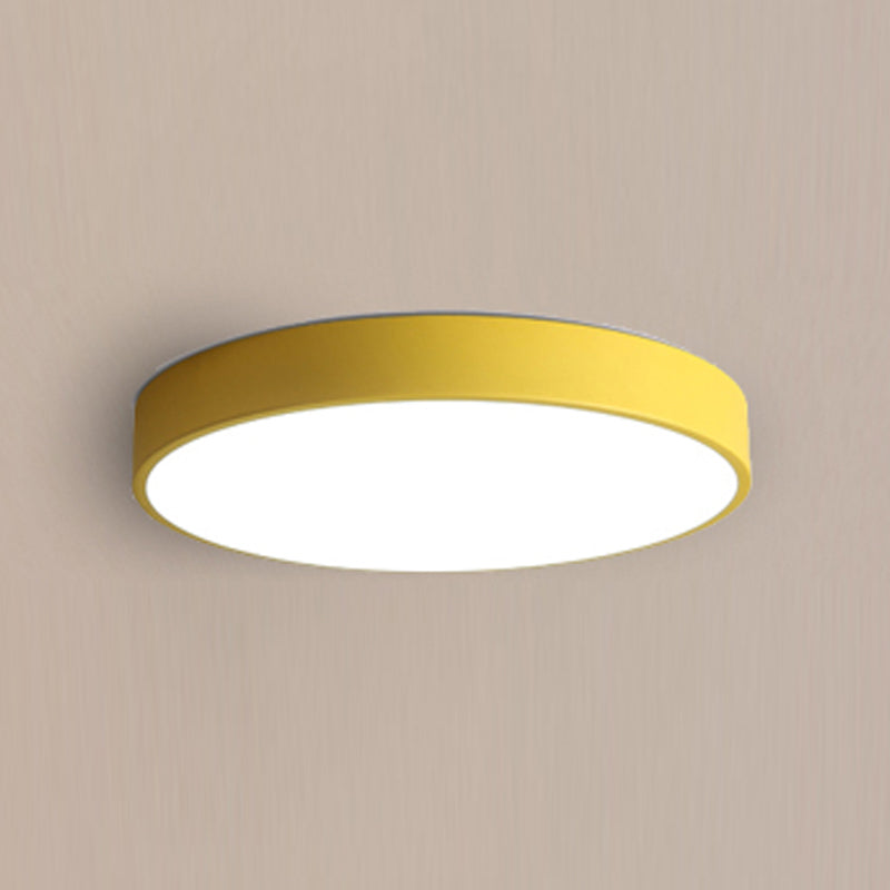 Colorful Flush Mount Ceiling Lamp Nordic Style LED Flush Mount Lighting for Bedroom