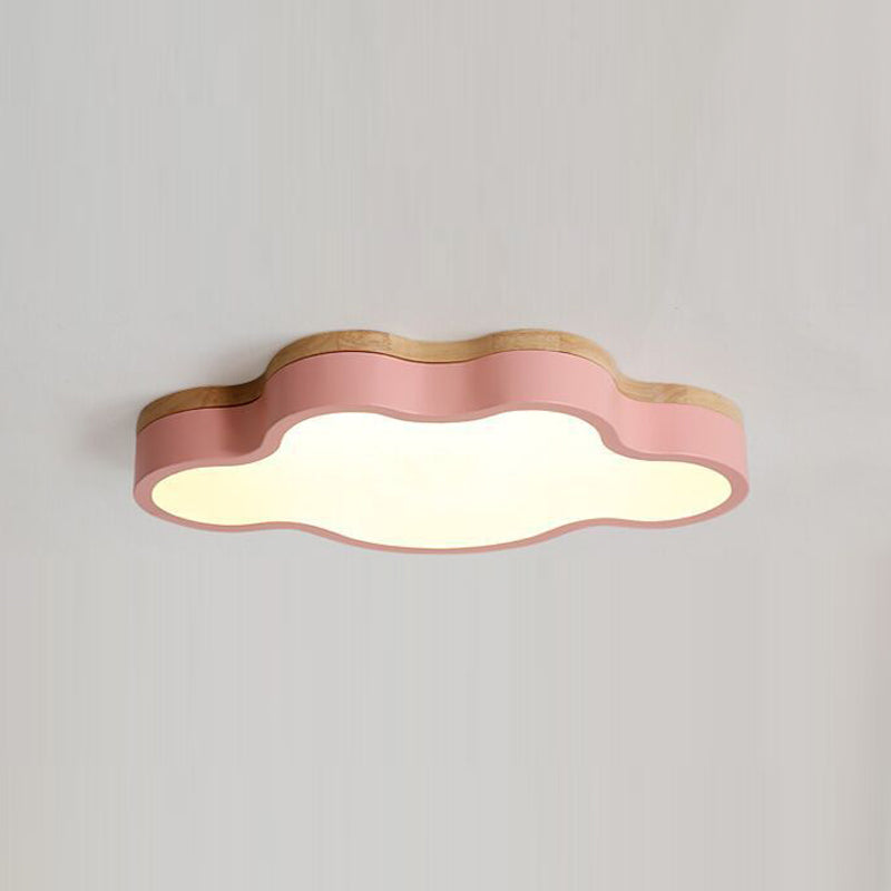 Cloud Flushmount Ceiling Lamp Nordic Style LED Flush Mount Lighting for Bedroom