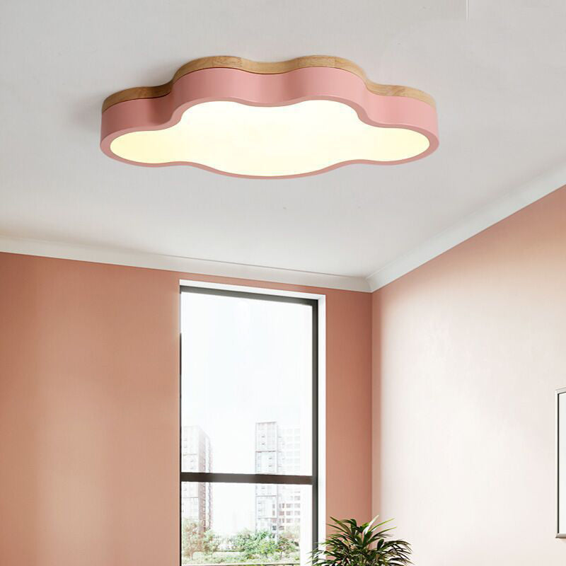 Cloud Flushmount Ceiling Lamp Nordic Style LED Flush Mount Lighting for Bedroom