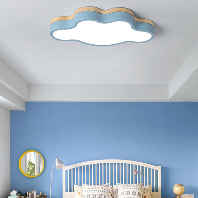 Cloud Flushmount Ceiling Lamp Nordic Style LED Flush Mount Lighting for Bedroom