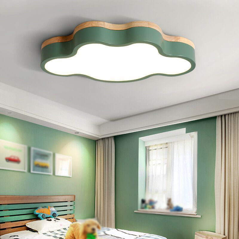 Cloud Flushmount Ceiling Lamp Nordic Style LED Flush Mount Lighting for Bedroom