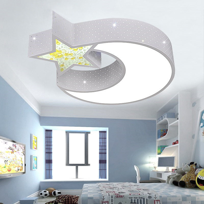 Modern Flushmount Ceiling Lamp Nordic Style LED Flush Mount Lighting for Kid's Bedroom