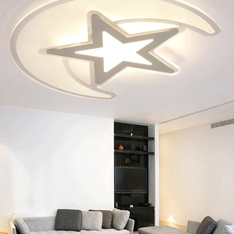 Creative Flushmount Ceiling Lamp Nordic Style LED Flush Mount Lighting for Bedroom