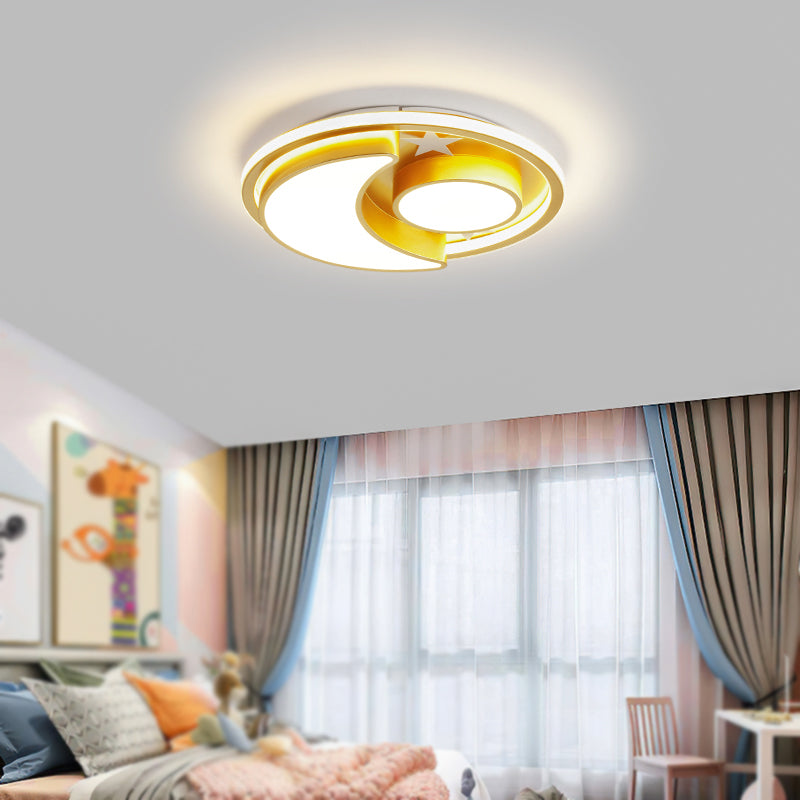 Modern Style Geometry Shade Ceiling Light Fixtures Metal 3 Light Ceiling Fixtures