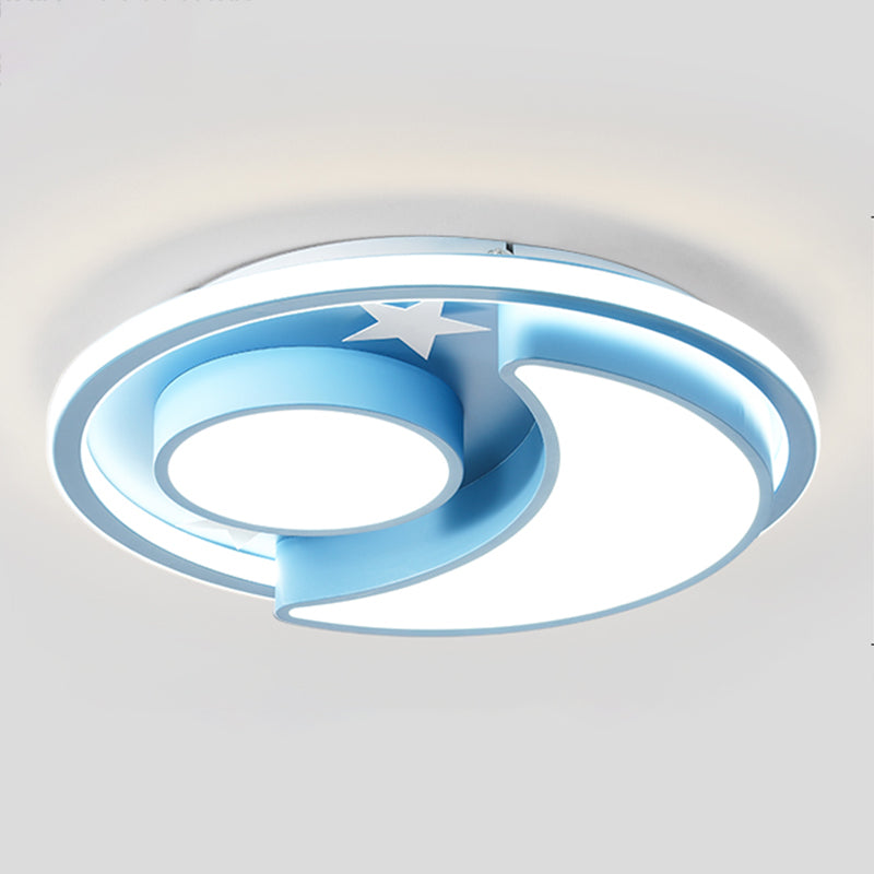 Modern Style Geometry Shade Ceiling Light Fixtures Metal 3 Light Ceiling Fixtures