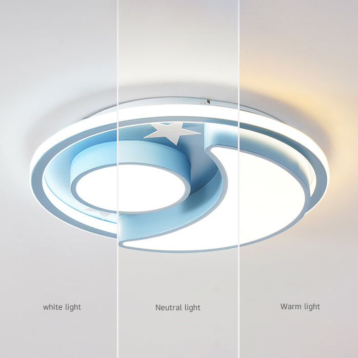 Modern Style Geometry Shade Ceiling Light Fixtures Metal 3 Light Ceiling Fixtures