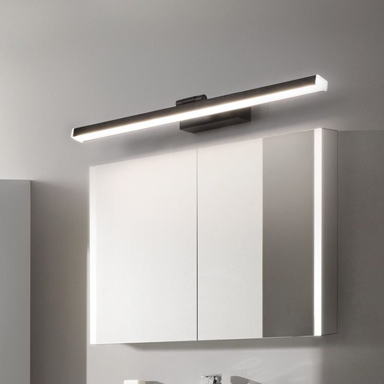 Strip Shape Vanity Light Postmodern LED Mirror Front Light with Acrylic Shade for Bathroom