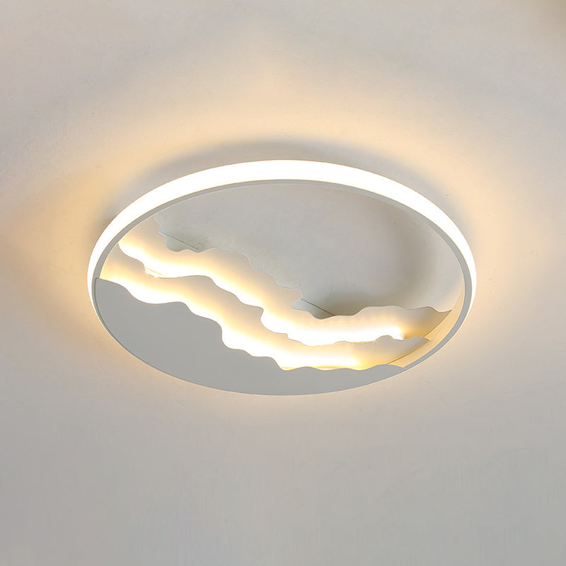 Simplicity Flushmount Ceiling Lamp Nordic Style LED Flush Mount Lighting for Bedroom