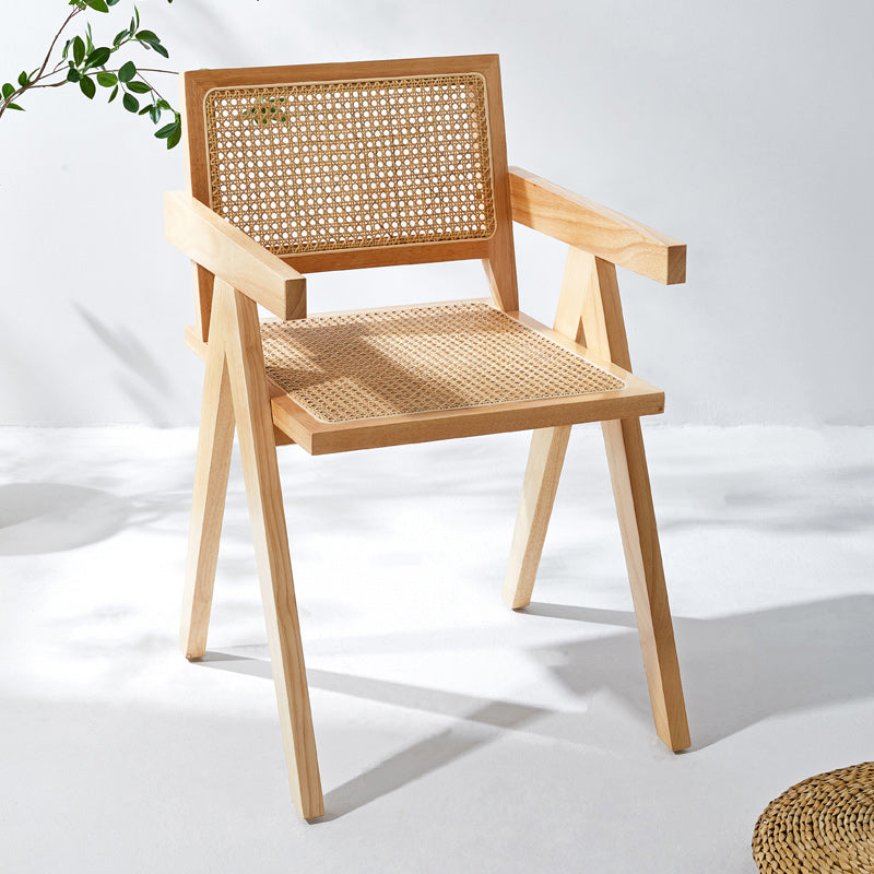 Dining Room Side Chairs Modern Rubber Wood Kitchen Chair for Home