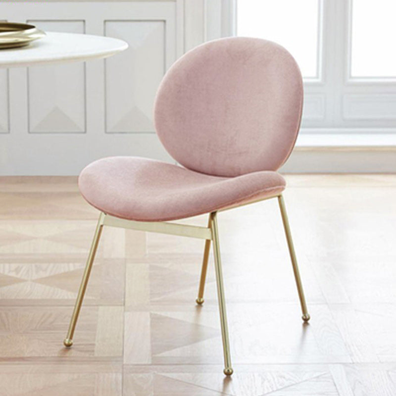 Upholstered Dining Chair Glam Style Side Chair for Dining Room