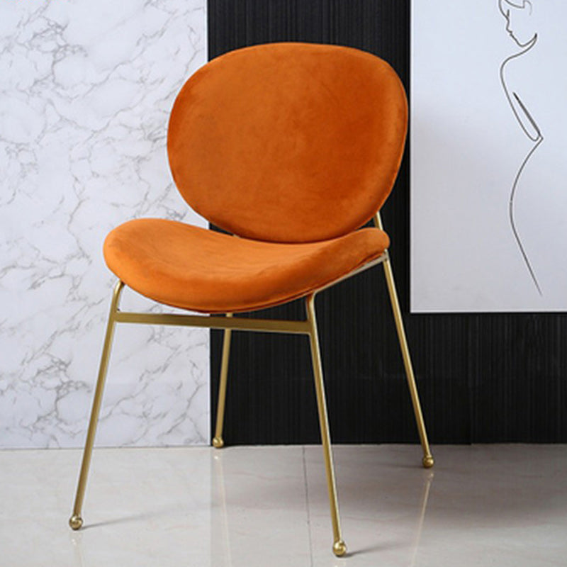 Upholstered Dining Chair Glam Style Side Chair for Dining Room