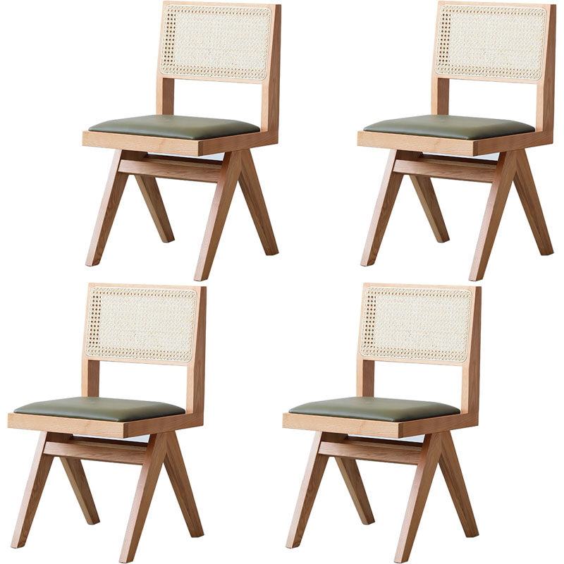 Modern Dining Room Dining Chairs Rubber Wood Dining Side Chairs