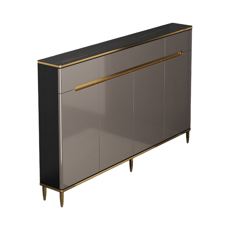 Wood Dining Room Sideboard Cabinet Glam Credenza with Drawers and Storage