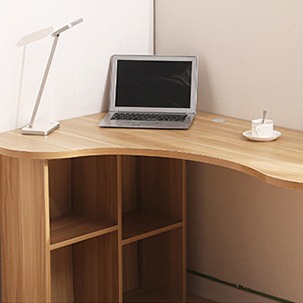 Contemporary Home Corner Desk Bedroom Artificial Wood Writing Desk