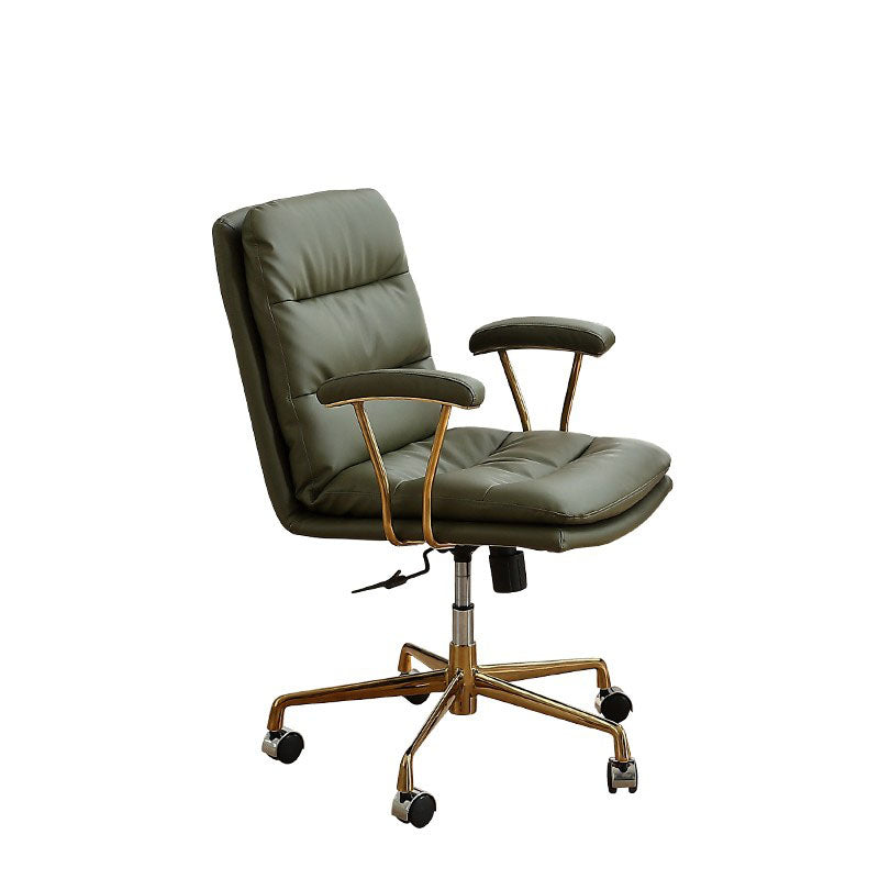 Leather Managers Chair Swivel Ergonomic Executive Chair for Office