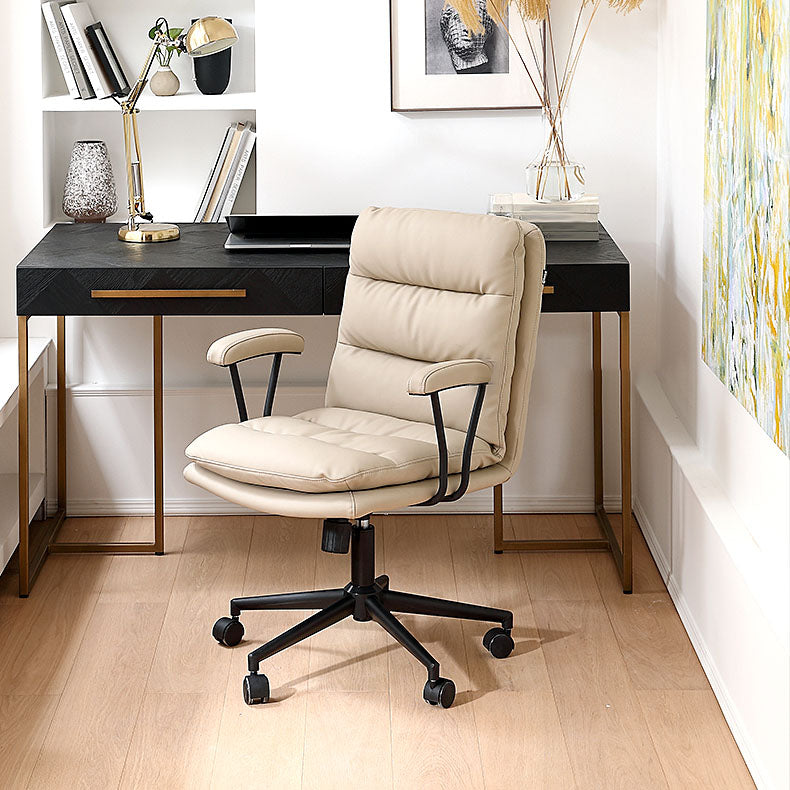 Leather Managers Chair Swivel Ergonomic Executive Chair for Office