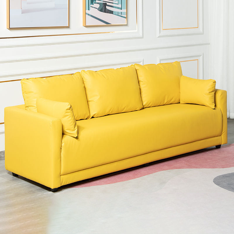 Standard Square Arm Sofa 25.59" D x 27.55" H Sofa for Living Room