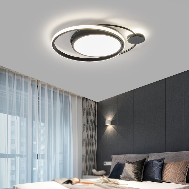 Modern Style Circle Shape Ceiling Fixtures Metal Ceiling Mounted Lights