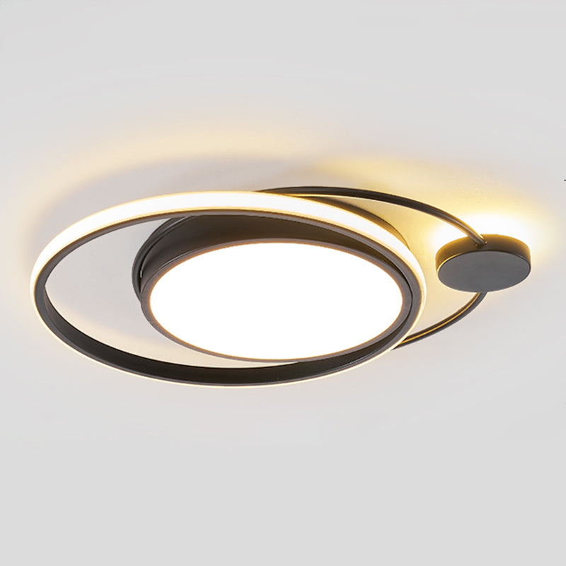 Modern Style Circle Shape Ceiling Fixtures Metal Ceiling Mounted Lights