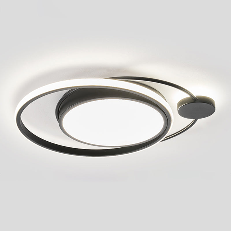 Modern Style Circle Shape Ceiling Fixtures Metal Ceiling Mounted Lights