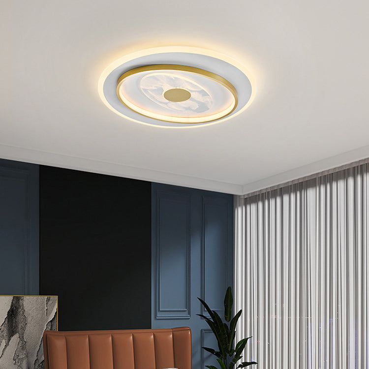 2 Light Ceiling Lamp Modern Style Metal Ceiling Lighting for Living Room