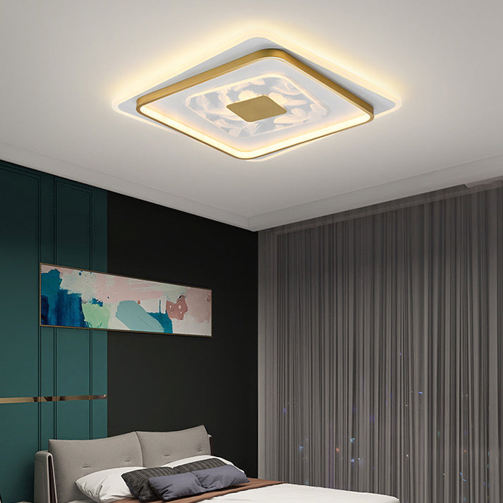 2 Light Ceiling Lamp Modern Style Metal Ceiling Lighting for Living Room