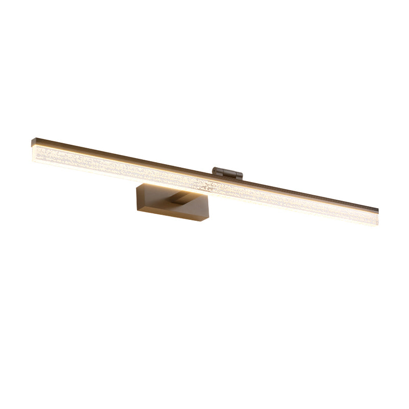 Modern Metal Linear Wall Sconce Simple LED Bathroom Vanity Lighting Fixtures