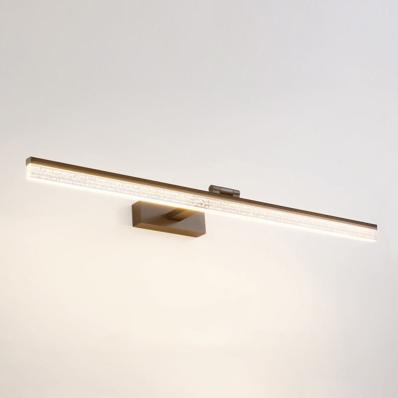 Modern Metal Linear Wall Sconce Simple LED Bathroom Vanity Lighting Fixtures