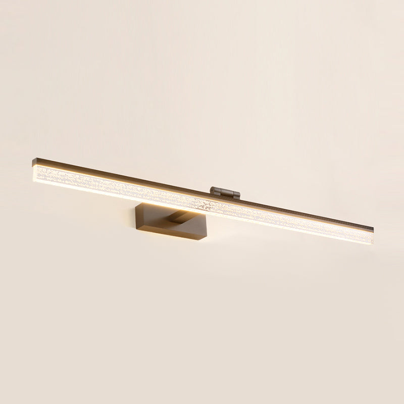 Modern Metal Linear Wall Sconce Simple LED Bathroom Vanity Lighting Fixtures