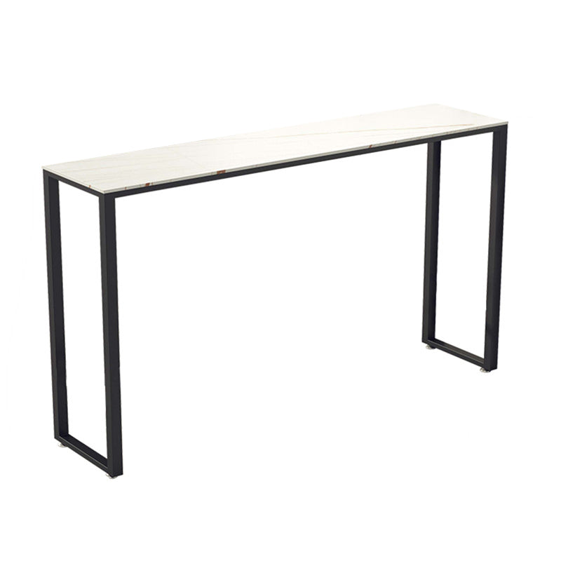 Living Room Modern Bar Table 42-inch Height Stone Top Bistro Table