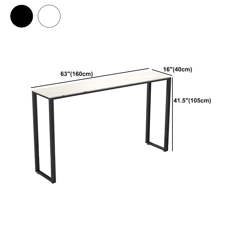 Living Room Modern Bar Table 42-inch Height Stone Top Bistro Table