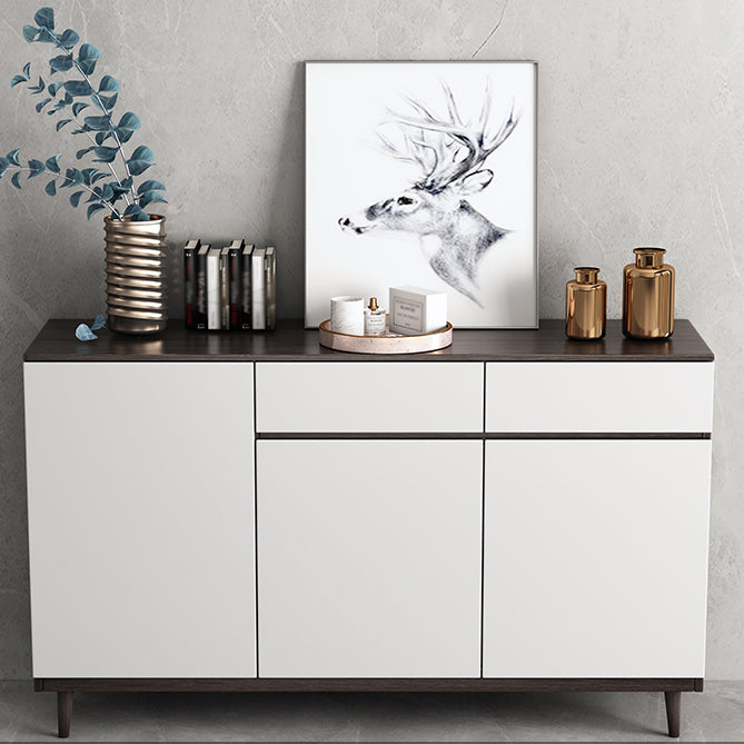 Contemporary Engineered Wood Sideboard Storage Sideboard for Dining Room