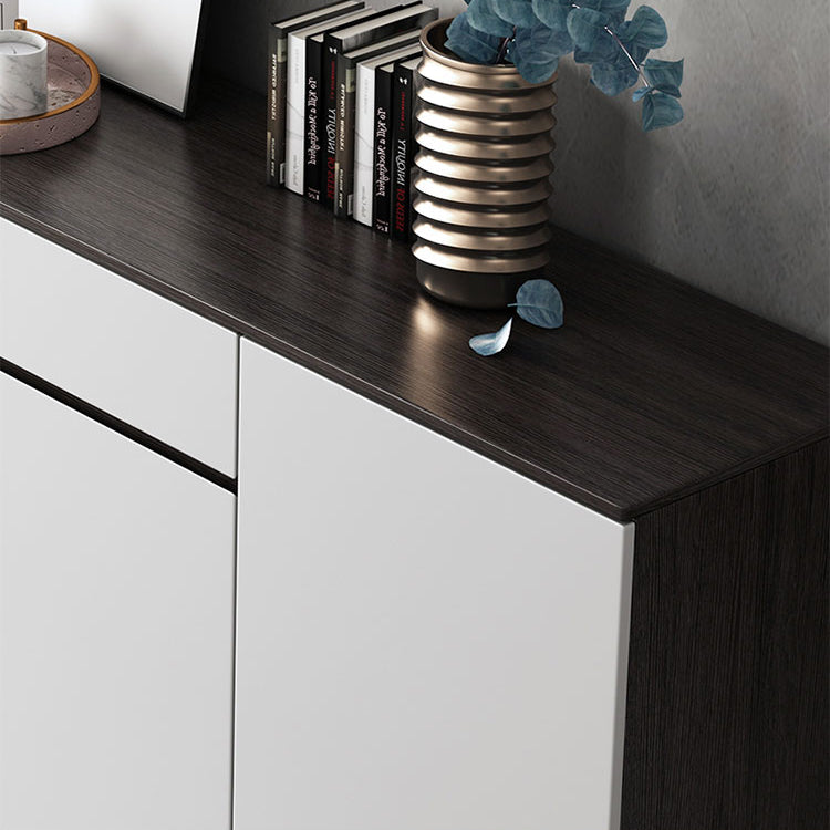 Contemporary Engineered Wood Sideboard Storage Sideboard for Dining Room