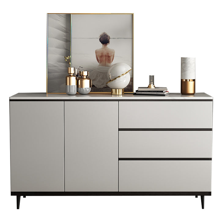 Contemporary Engineered Wood Sideboard Storage Sideboard for Dining Room