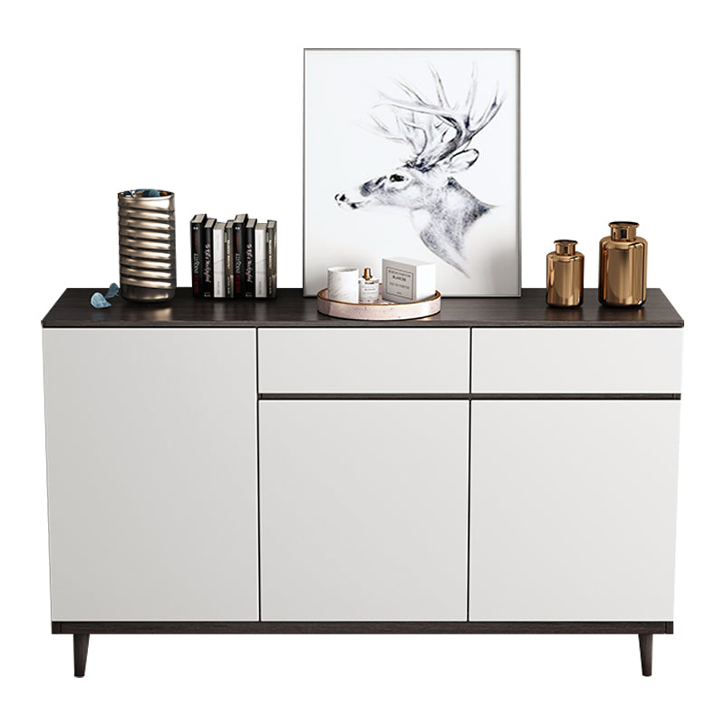 Contemporary Engineered Wood Sideboard Storage Sideboard for Dining Room