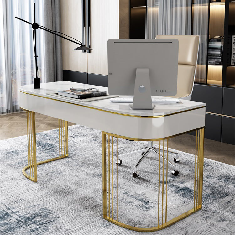 Bedroom Writing Table Luxury Style Rectangular Shaped Work Desk