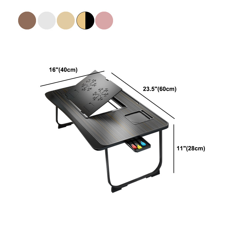 23.6"L Engineer Wood Writing Desk Metal Base Desk for Student Dormitory