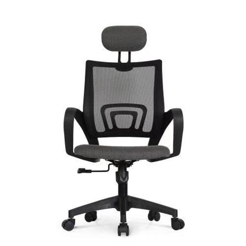 Modern Style Ergonomic Task Chair Tilt Mechanism Office Chair with Fixed Arms