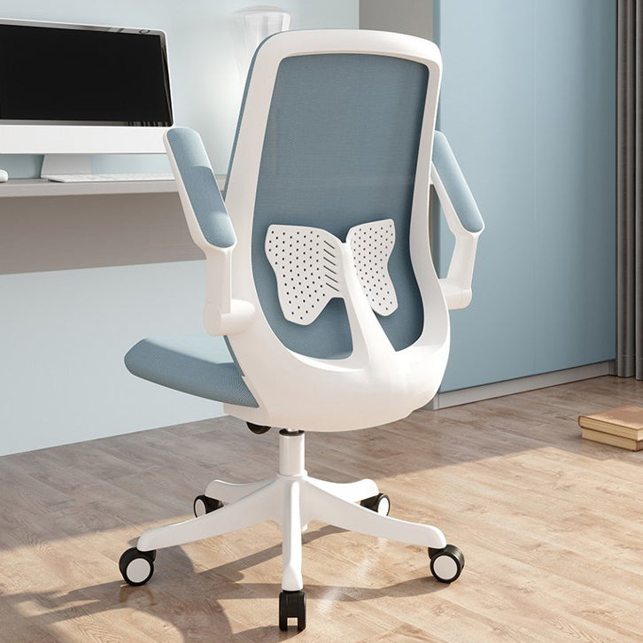 Contemporary Mesh Desk Chair Ergonomic Adjustable Arms Chair for Home Office