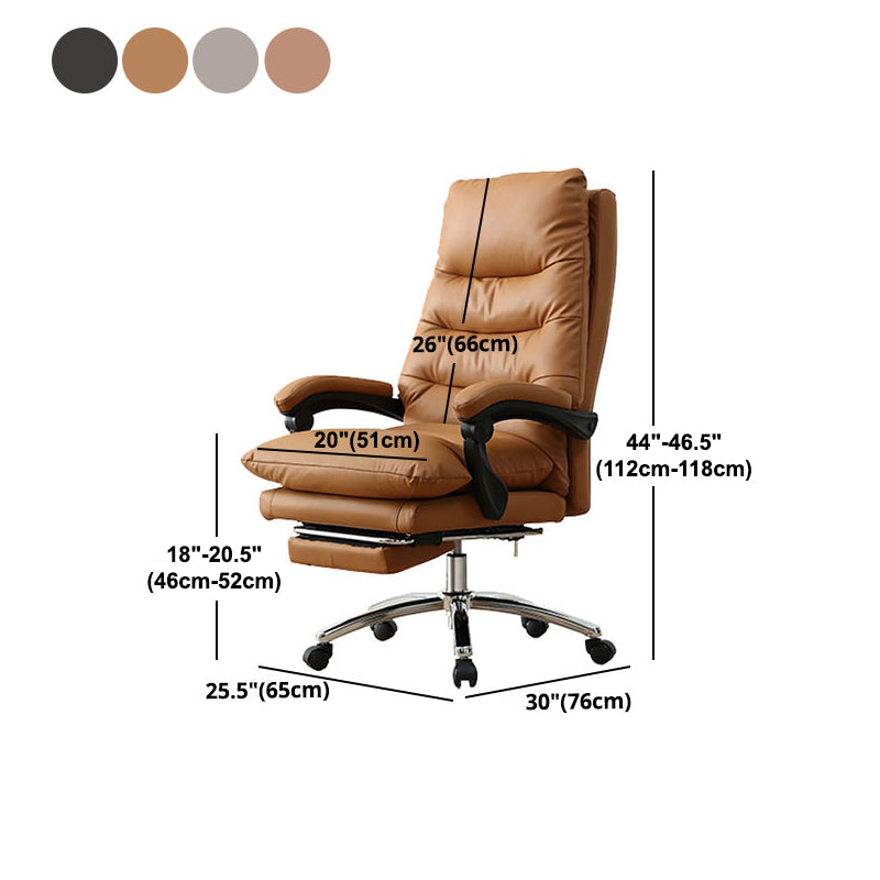 Contemporary High Back Executive Chair Lumbar Support Ergonomic Managers Chair