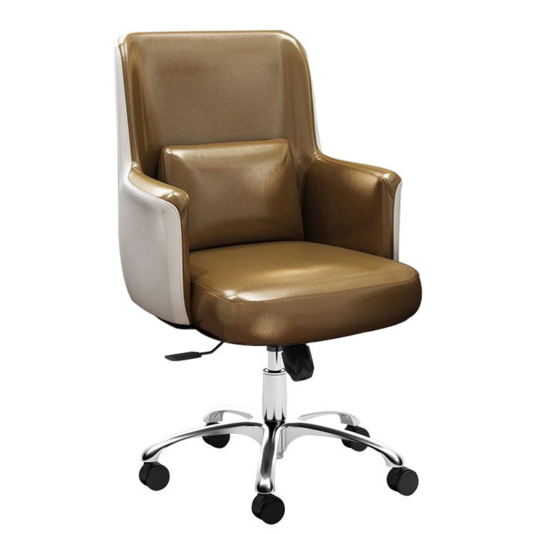 Modern & Contemporary Managers Chair Fixed Arms Height-adjustable Executive Chair