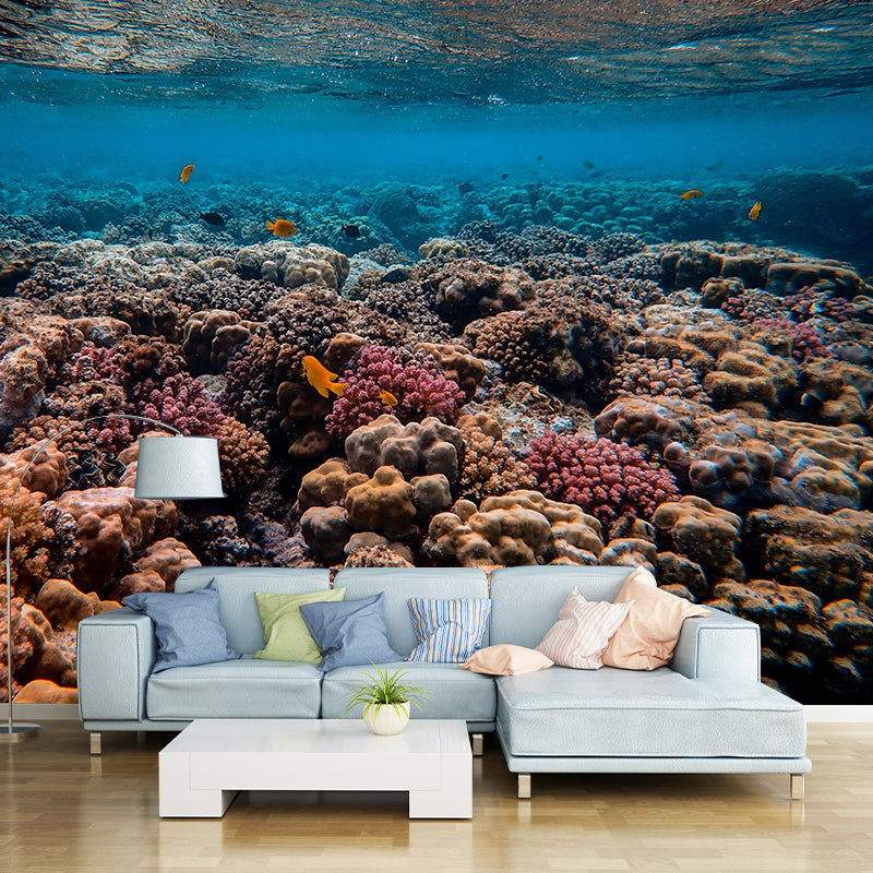 Underwater Environment Friendly Photography Wallpaper Indoor Room Wall Mural