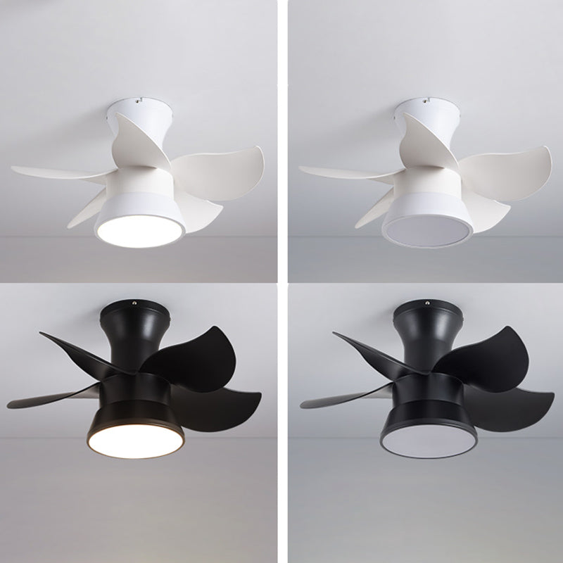 Ceiling Fan Light Metal LED Nordic Ceiling Flush Mount for Kids Bedroom