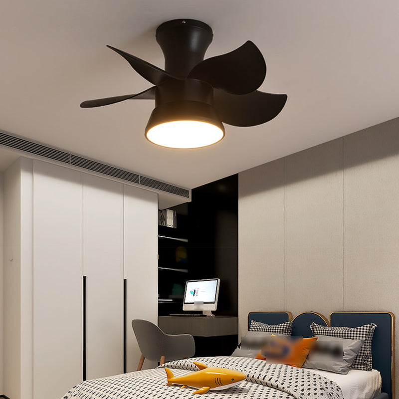 Ceiling Fan Light Metal LED Nordic Ceiling Flush Mount for Kids Bedroom