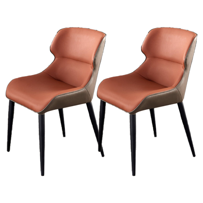 Modern Side Dining Chairs Faux Leather Dining Chairs for Dining Room