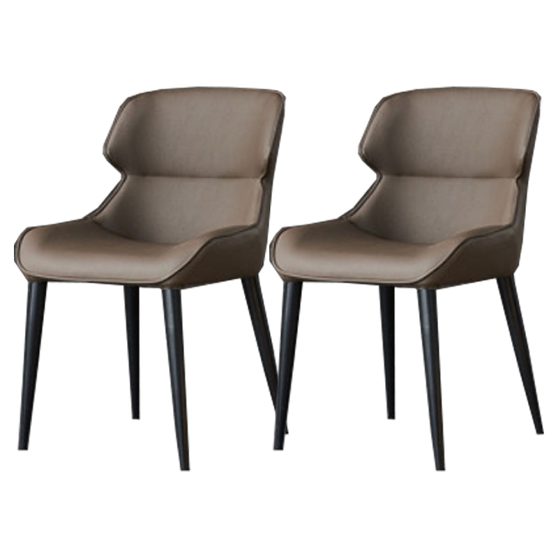 Modern Side Dining Chairs Faux Leather Dining Chairs for Dining Room