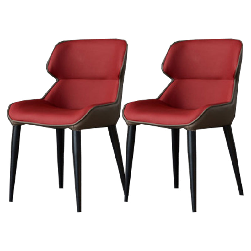 Modern Side Dining Chairs Faux Leather Dining Chairs for Dining Room