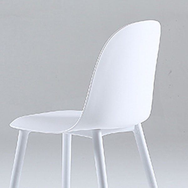 Upholstered Dining Chair Modern Style Plastic Side Chair for Dining Room