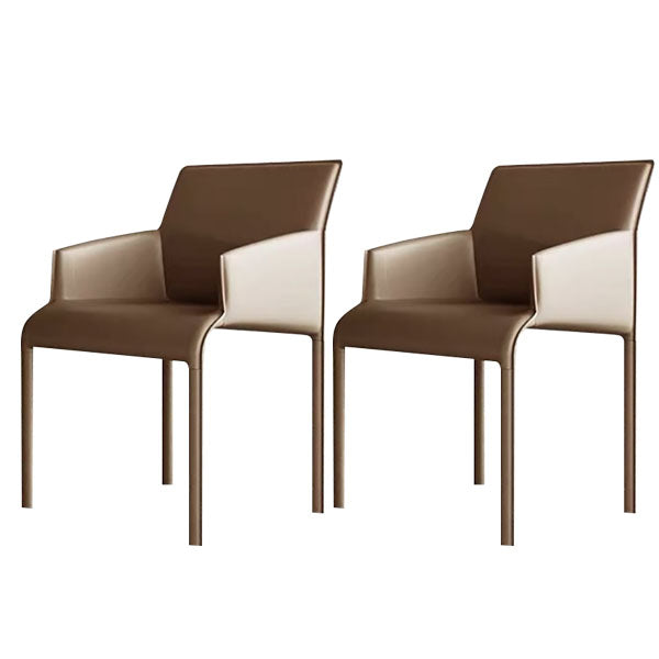 Dining Chairs Faux Leather Modern Side Chairs for Dining Room